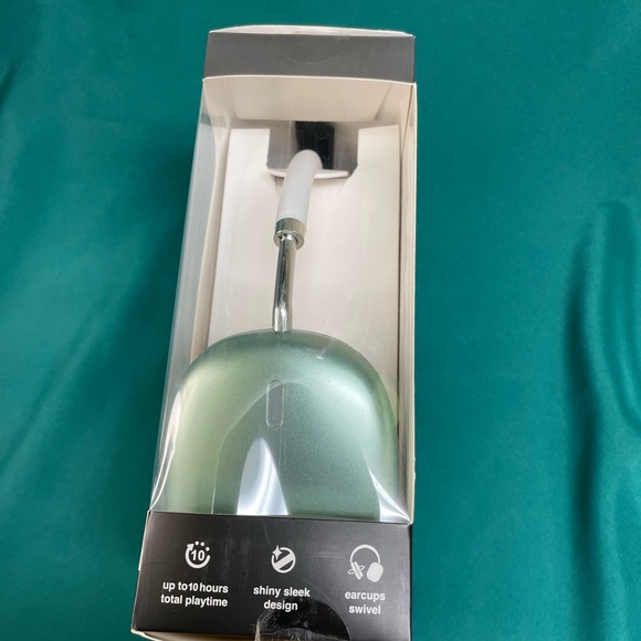 Bluetooth Wireless Headphones - Mint Green - Picture 4 of 5